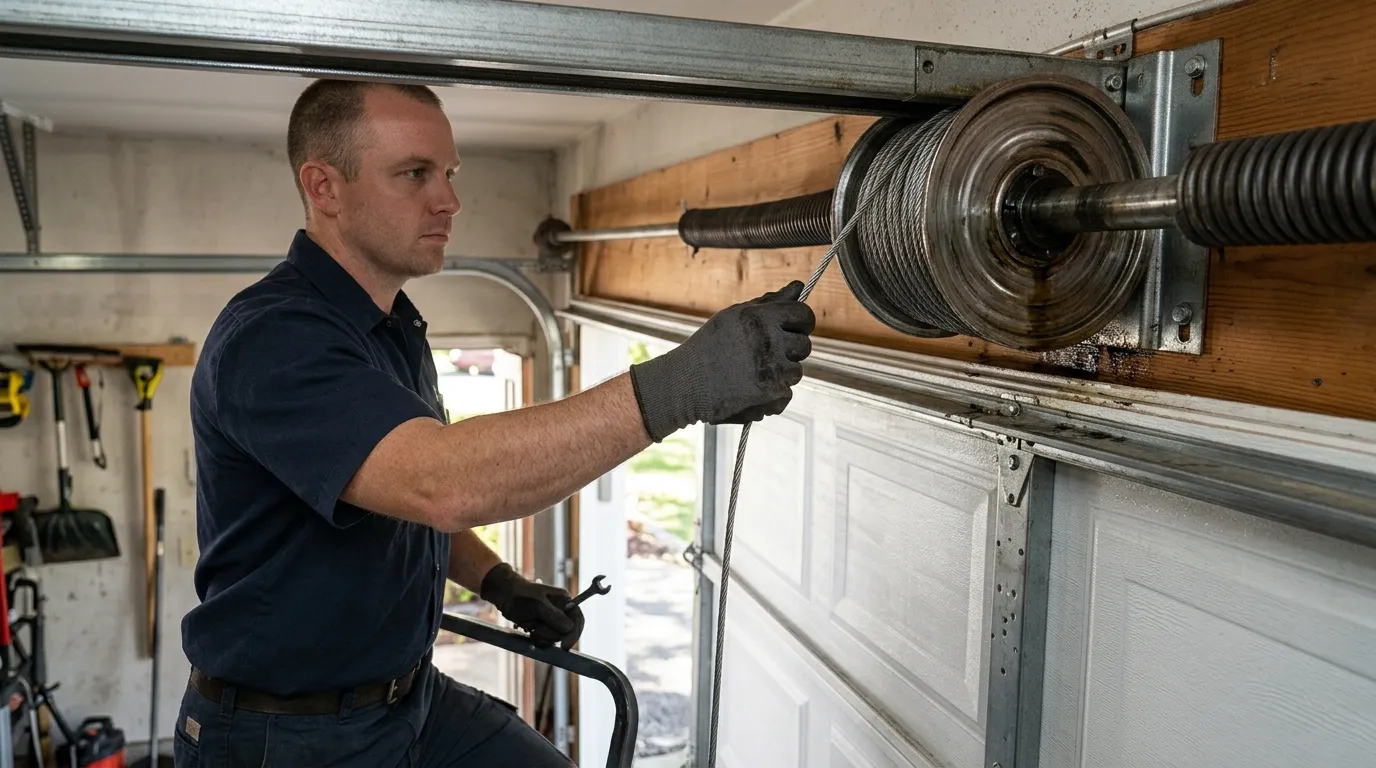 Garage door service in Elyria, OH