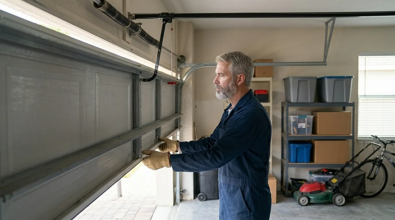 Garage door service in Elyria, OH
