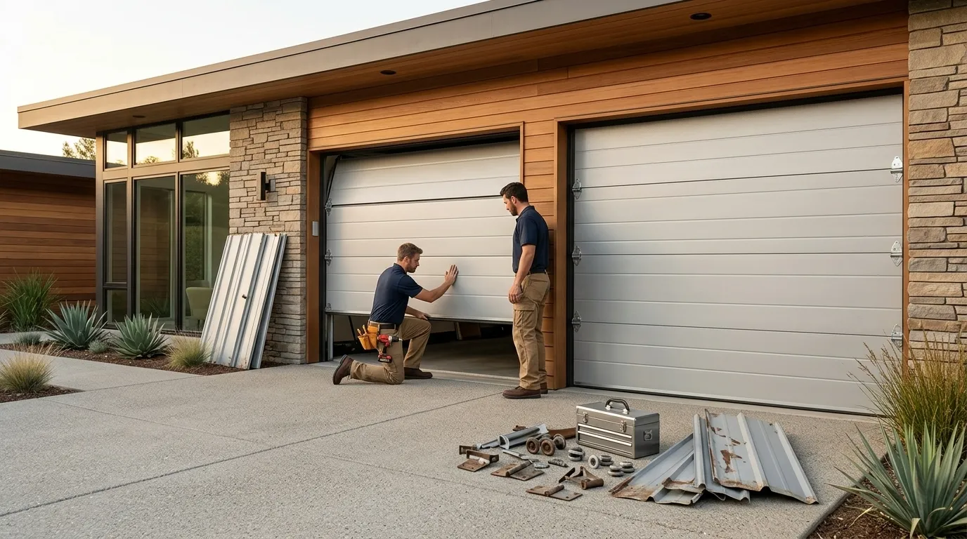 Garage door service in Elyria, OH