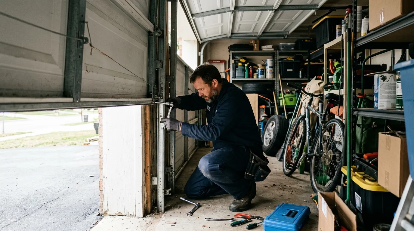 Garage door service in Elyria, OH