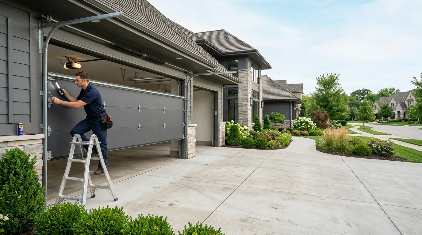 Garage door service in Elyria, OH