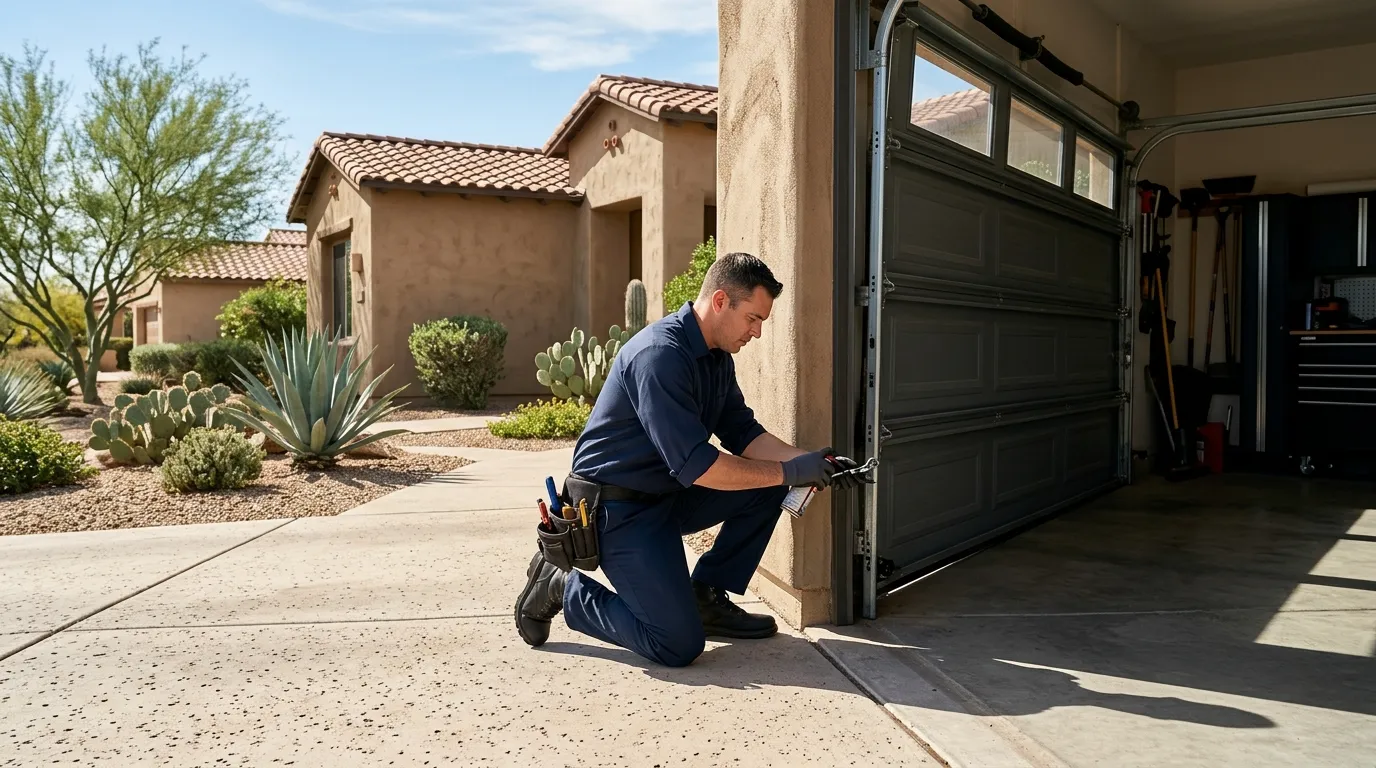 Garage door service in Elyria, OH