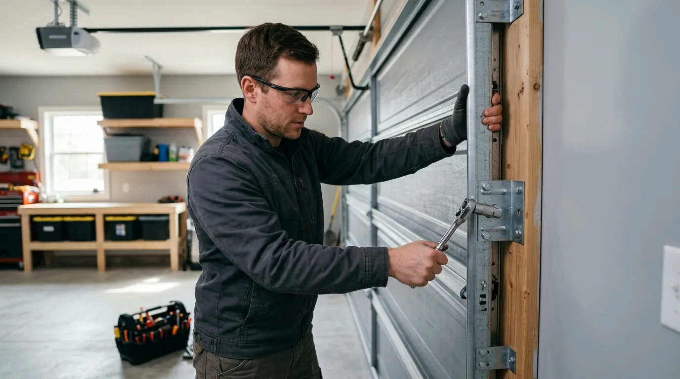 Garage door service in Elyria, OH