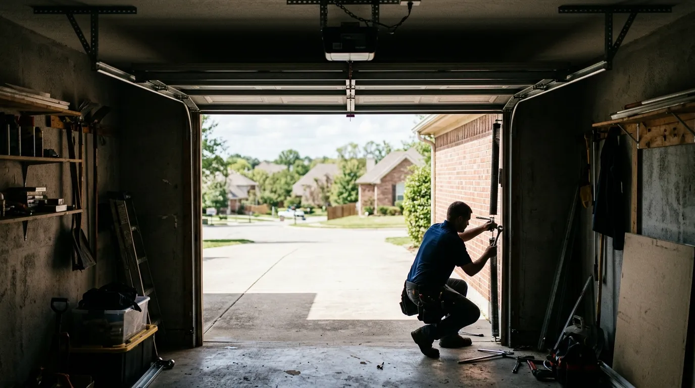 Garage door service in Elyria, OH