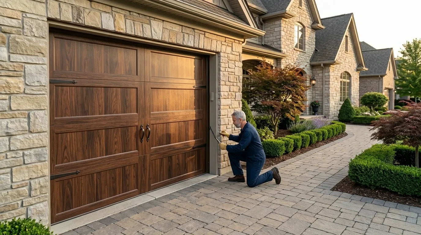 Garage door service in Elyria, OH